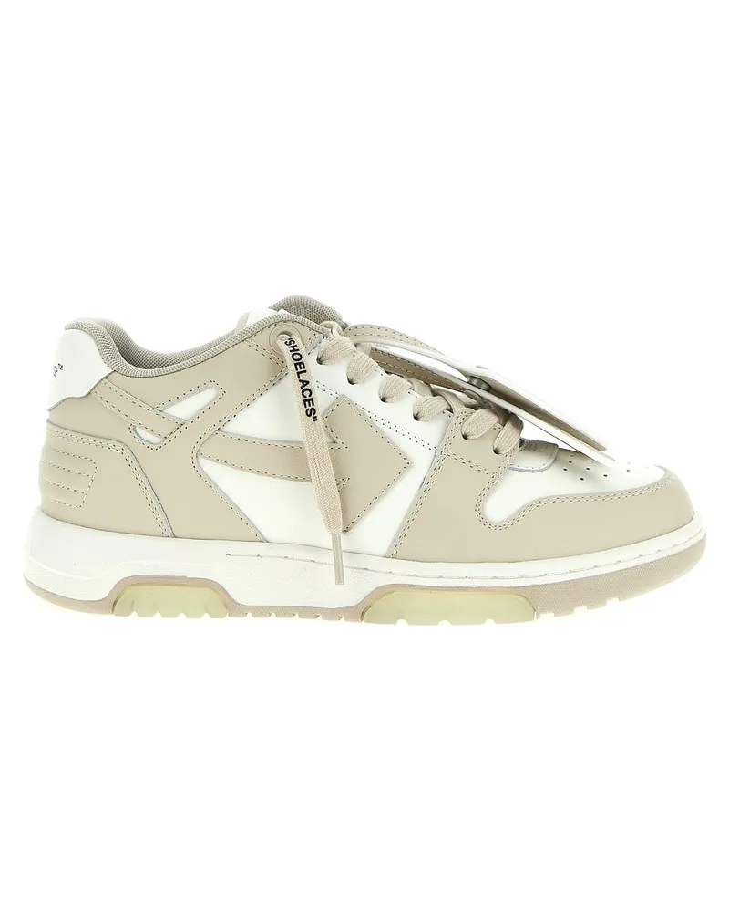 OFF-WHITE Aus weißem 'Out Out Off Office' Sneakers Beige