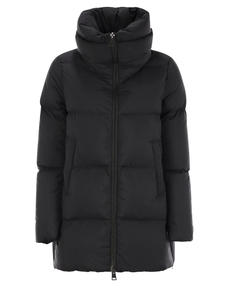 Herno Nylon-Bettdecke Black