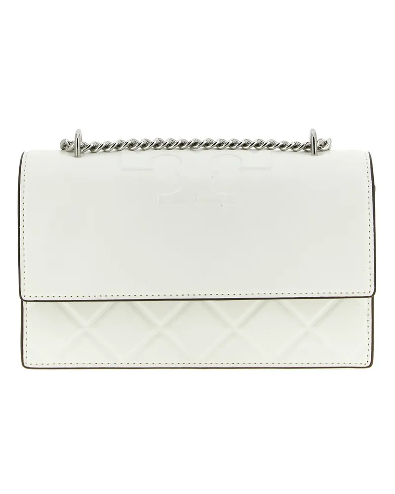 Tory Burch Umhängetasche „Fleming Small White