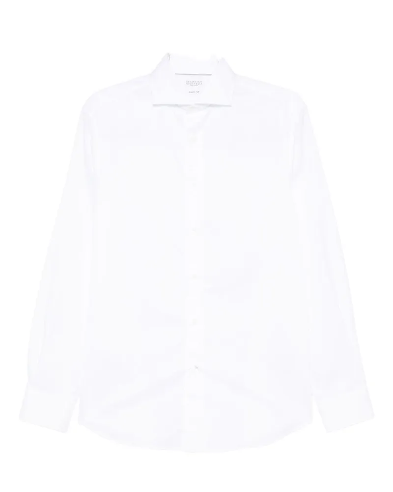 Brunello Cucinelli Hemden weiß White
