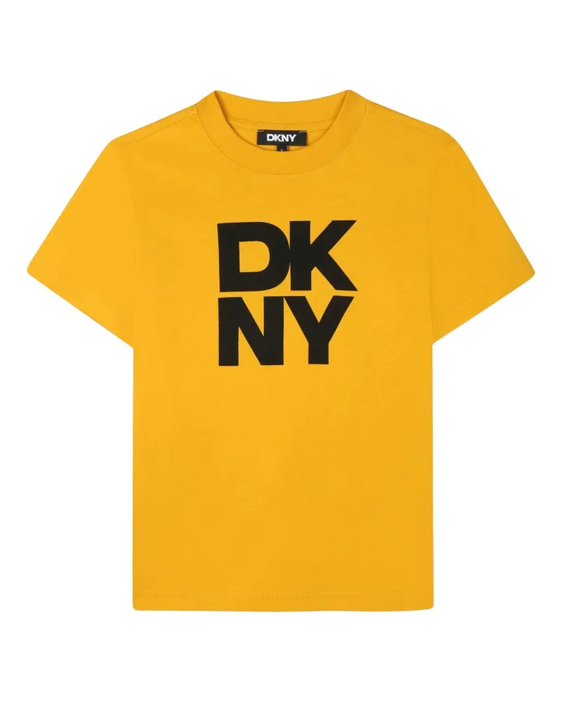 DKNY T -Shirt mit Logo Gold