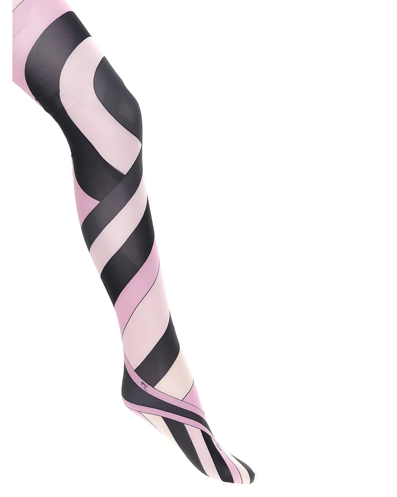 Emilio Pucci gemusterte gedruckte Strumpfhose Multicolor