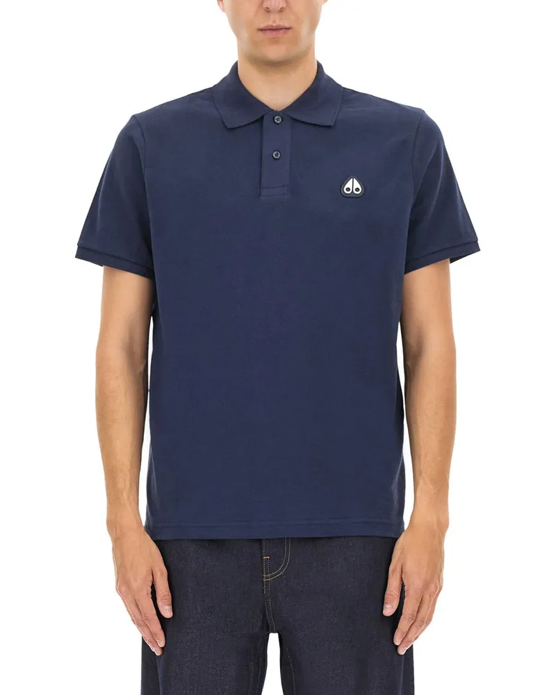 Moose Knuckles Elch Knuckles Polo "Everett Blue