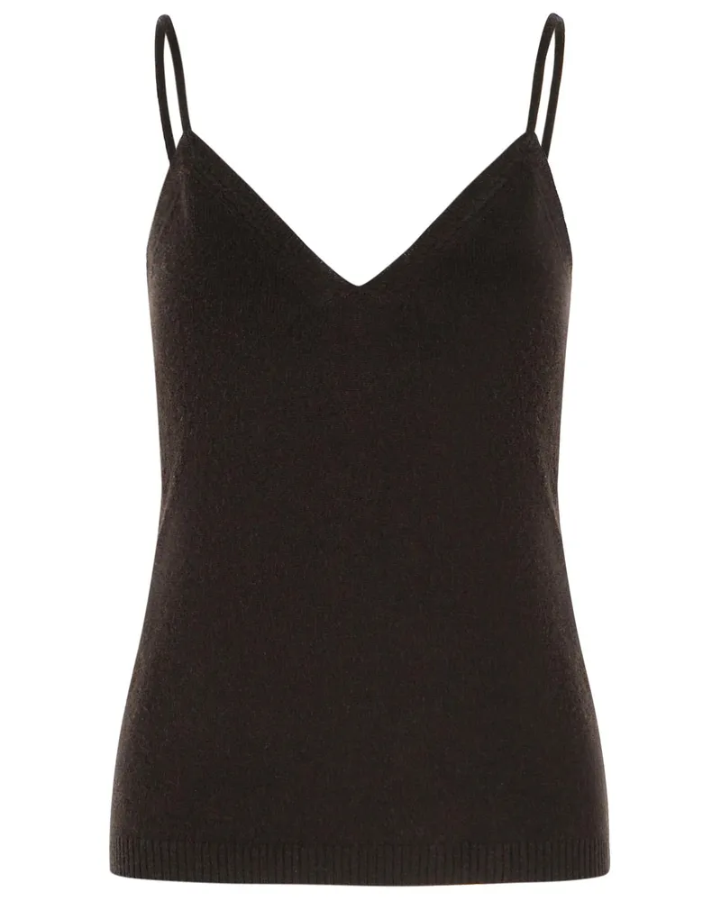Lisa Yang Nala“ Kaschmir-Tanktop aus dunkler Eiche Brown