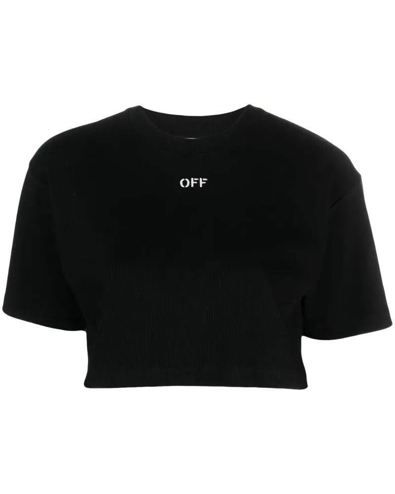 OFF-WHITE Off Stamp Crop T -Shirt 1001