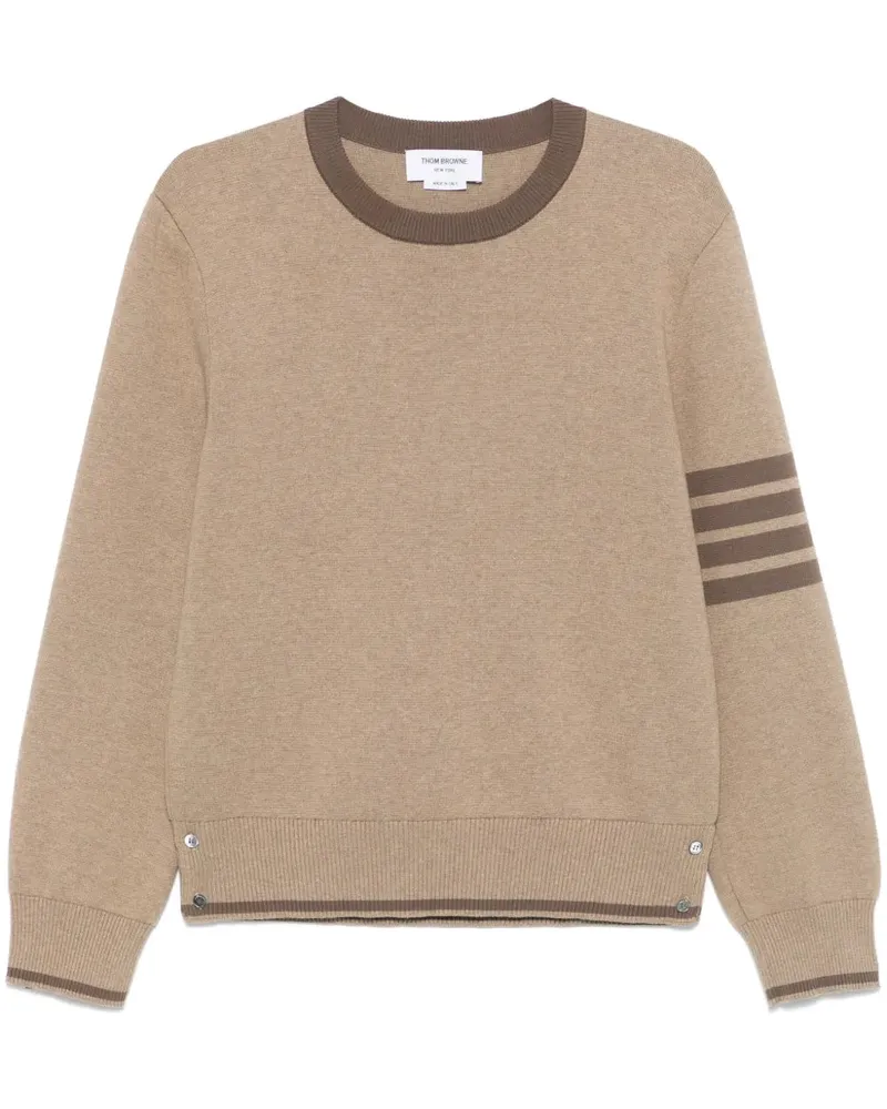 Thom Browne 4 Stripe Detail Pullover Med
