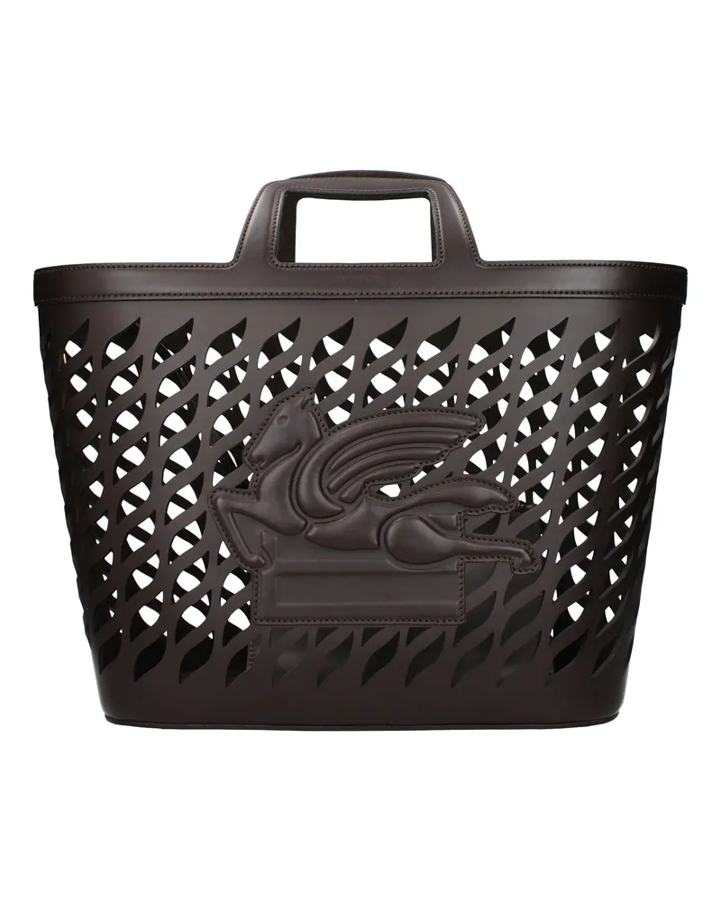 Etro Damen's Handtaschen aus braunem Leder -