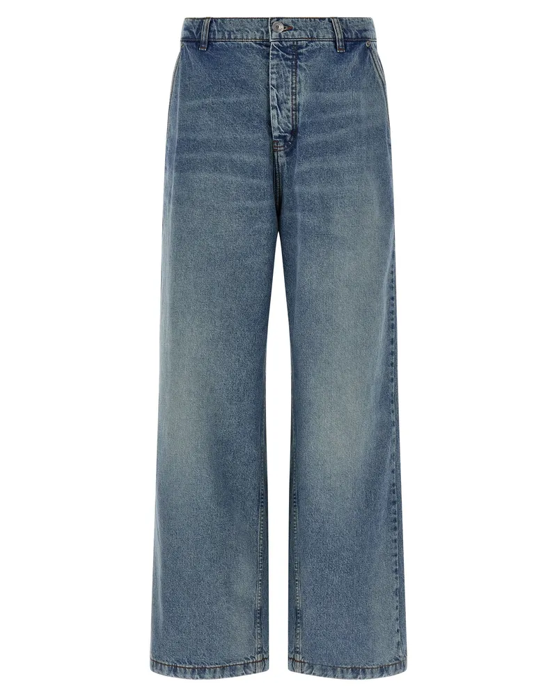 AMI Paris Wide Leg Jeans Light