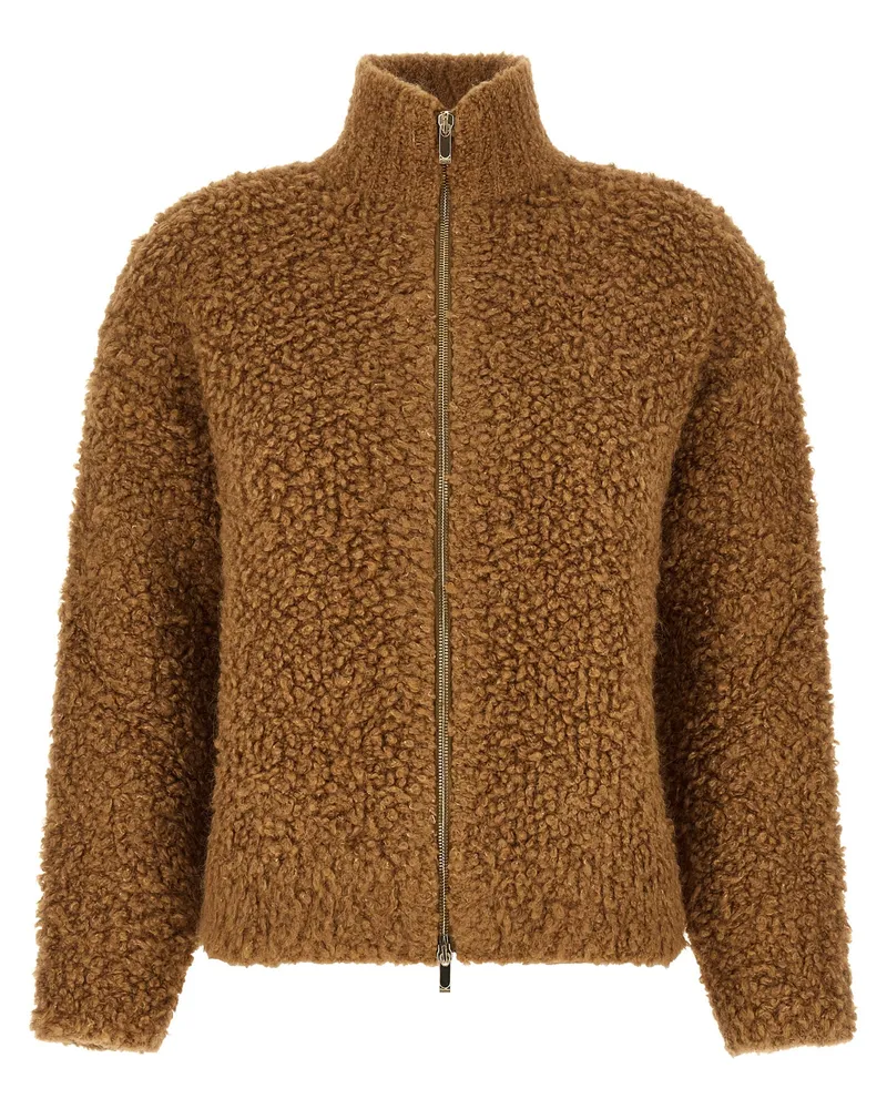Max Mara Strickjacke „Oggetti“ von Brown