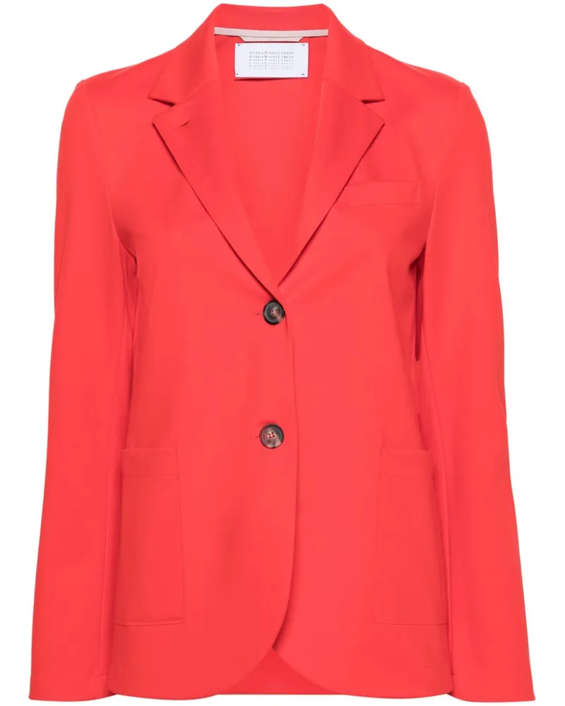 Harris Wharf London Single Breasted Blazerjacke Red