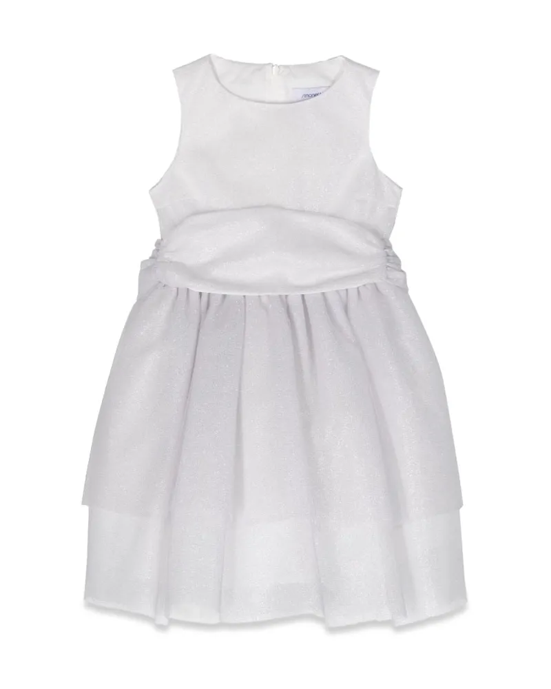 Simonetta gewebtes Kleid Silver