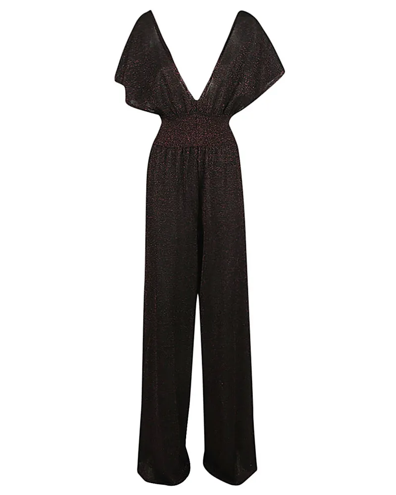Circus Hotel Wide Leg Jumpsuite Brown