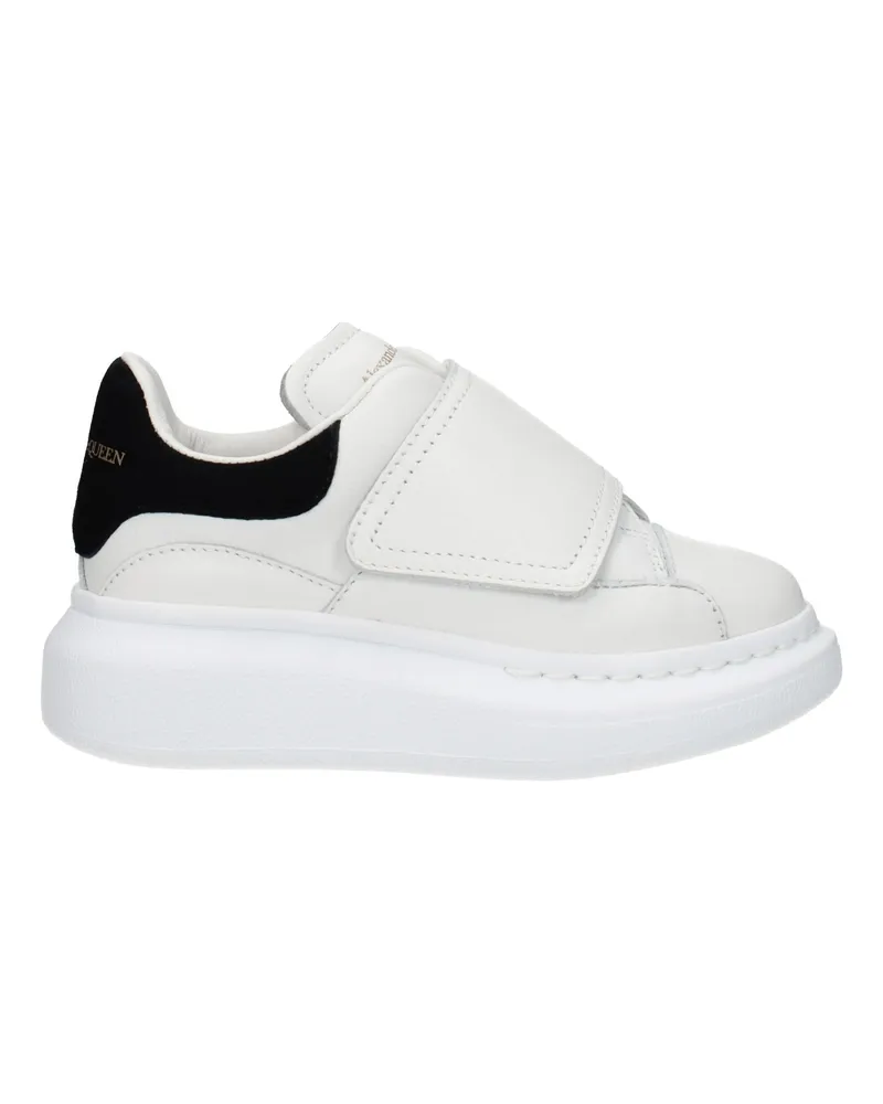 Alexander McQueen Geschenkideen Sneaker Kinder Männer Leder weiß/schwarz -