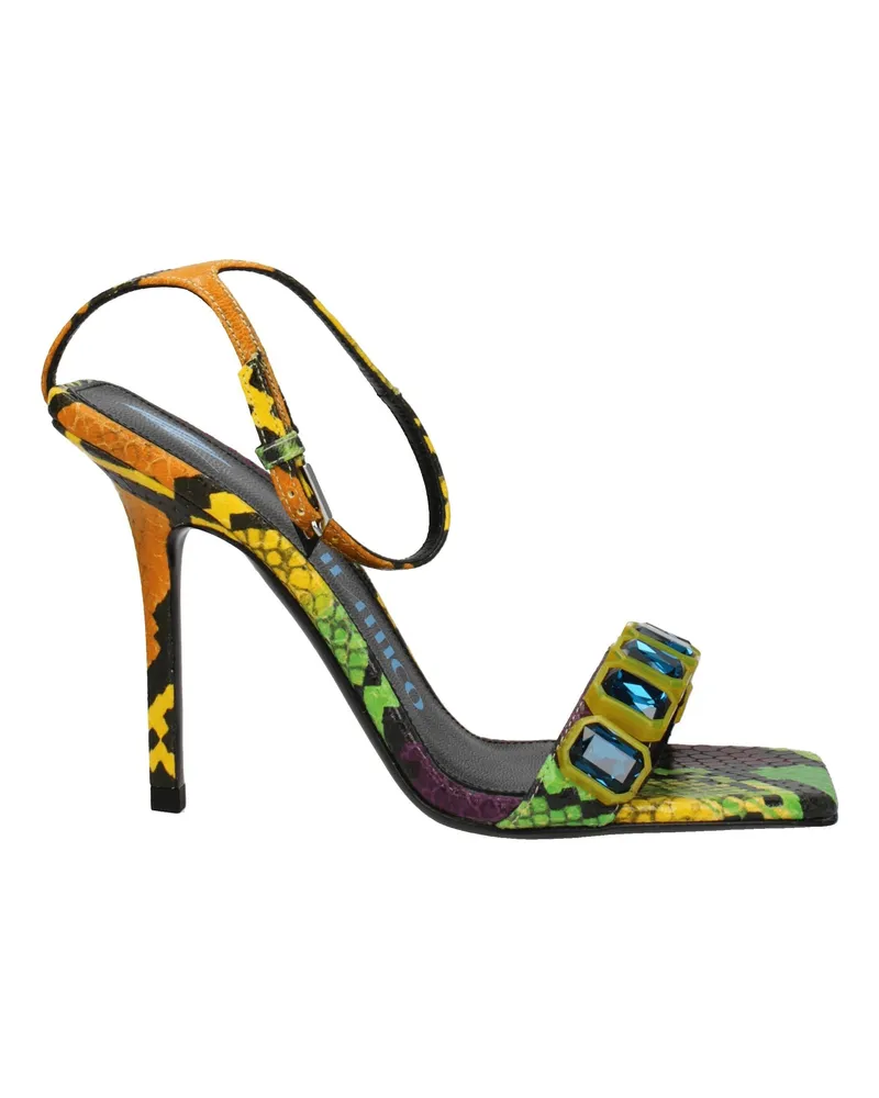 ATTICO Die Attico Sienna Damens Mehrfarbige Ledersandalen -