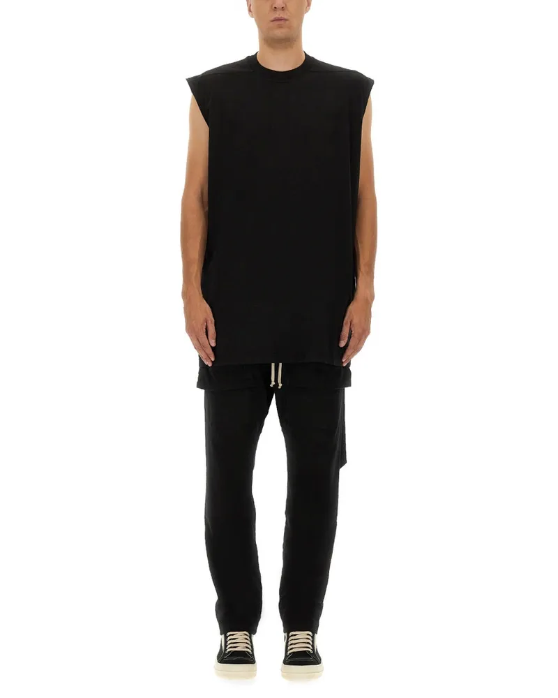 DRKSHDW by Rick Owens Tarp T" Plüsch T -Shirt Black