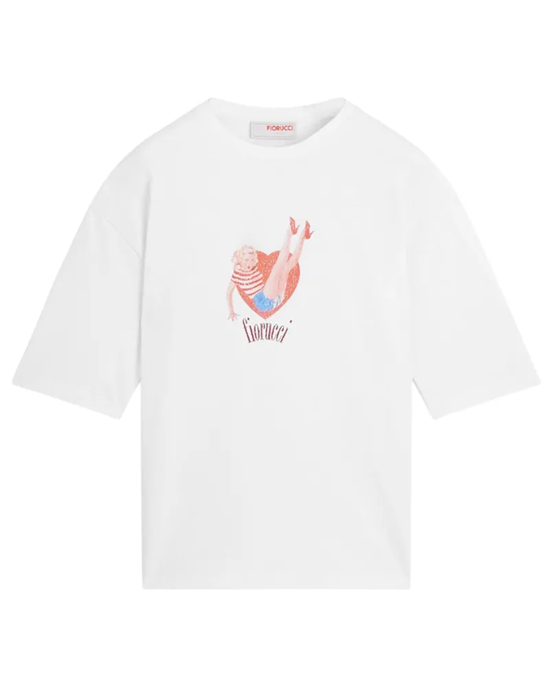 Fiorucci T -Shirts und Polos weiß White