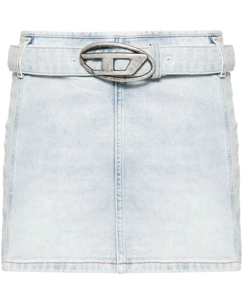 Diesel Logo -Denim -Minirock Denim