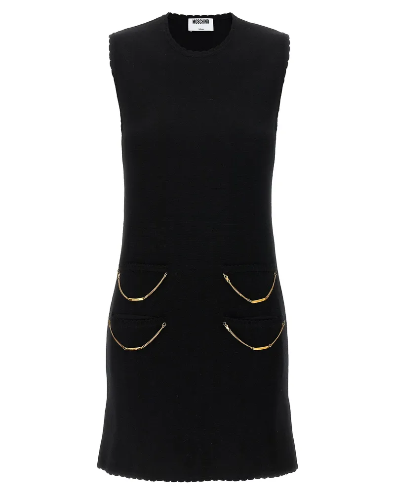 Moschino Kettenkleid Black