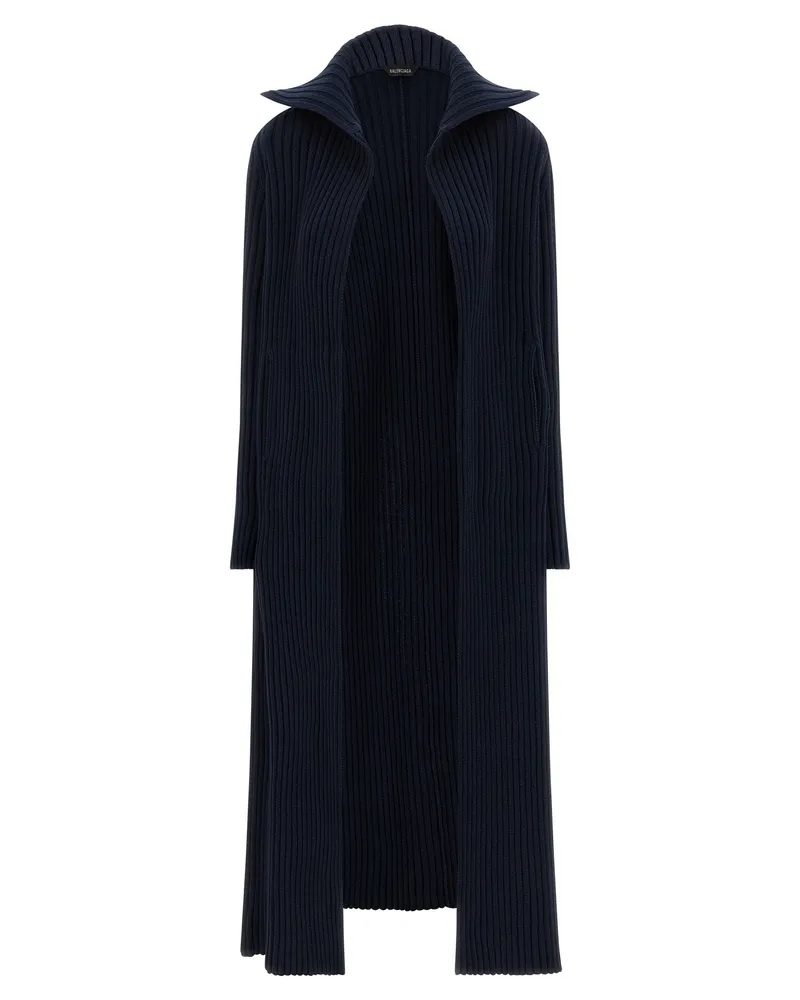 Balenciaga Gerippter Cardigan von Blue