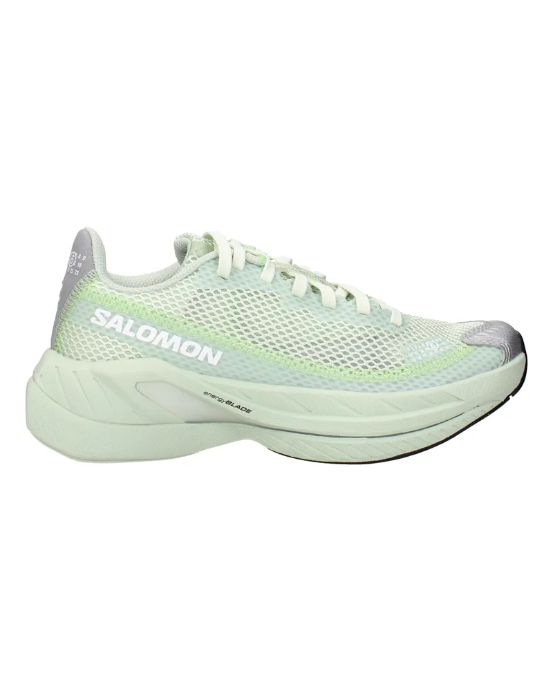 Maison Margiela Sneakers Salomon Mm6 Damens Stoff Grün/Kanarienvogel -