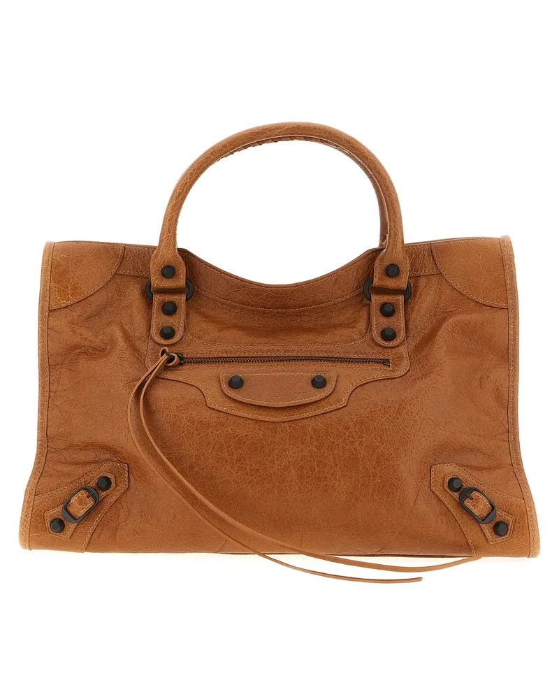 Balenciaga Le City Bag M' Handtasche Brown