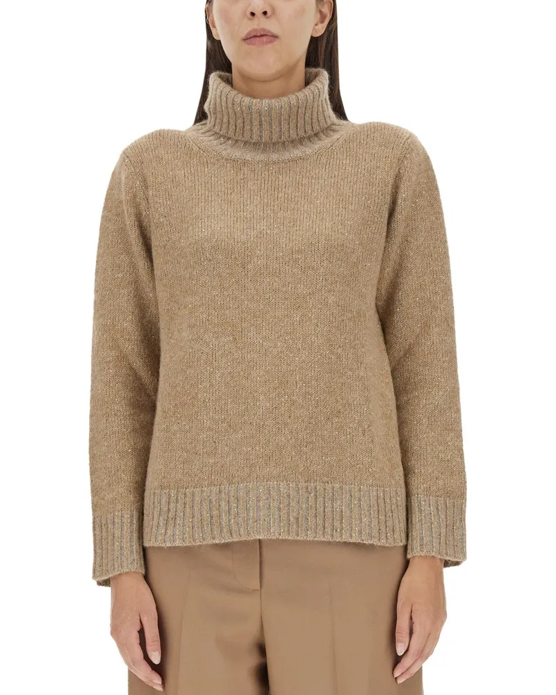 Fabiana Filippi Wool Jersey Beige