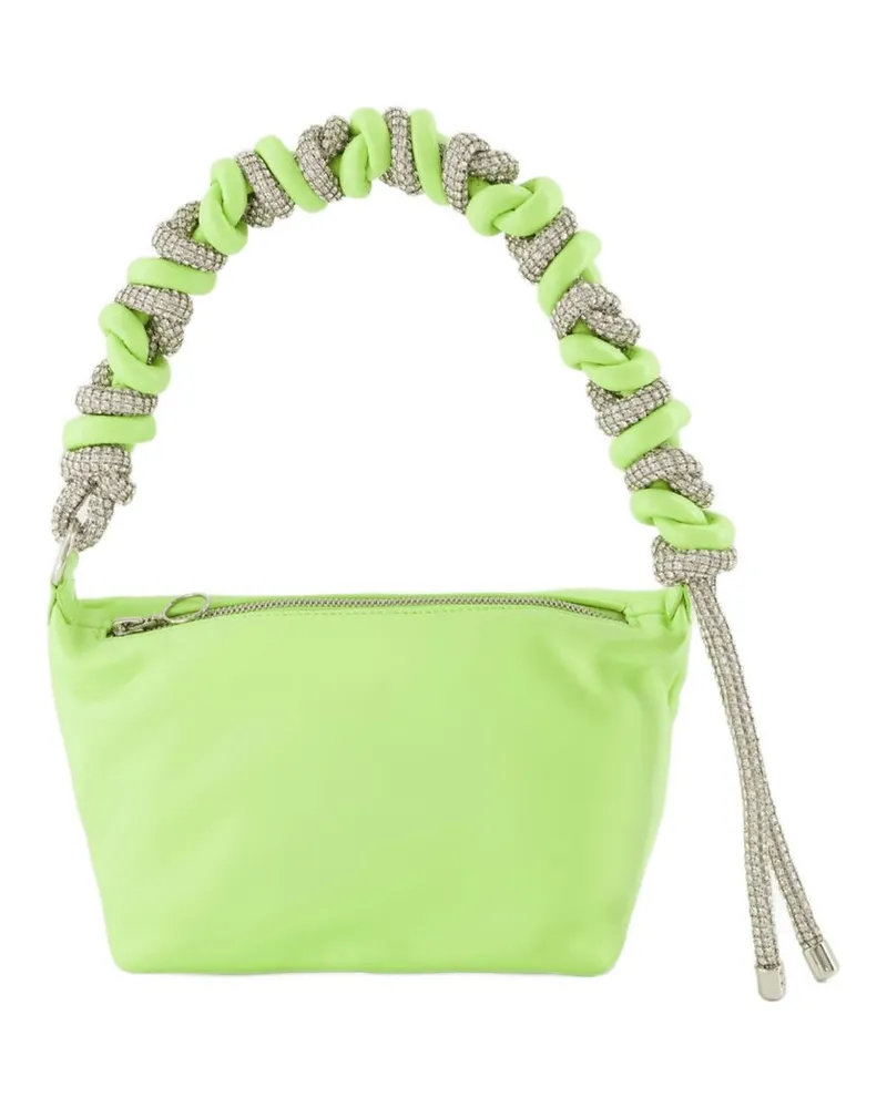 KARA Telefonkabel Hobo -Tasche  gelbe Leder Grün