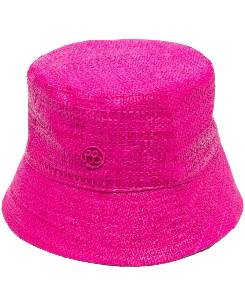 RUSLAN BAGINSKIY Strohschaufelhut Pink