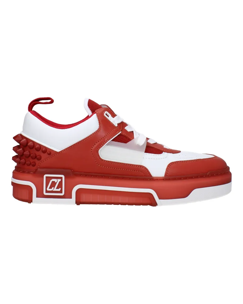 Christian Louboutin Sneakers Astroloubi Männer Leder weiß/rot -