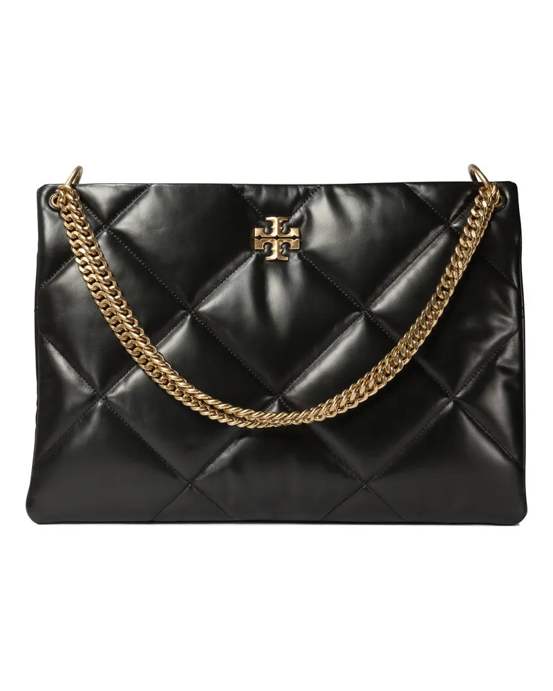 Tory Burch Kira Diamond Quilt Hobo Black