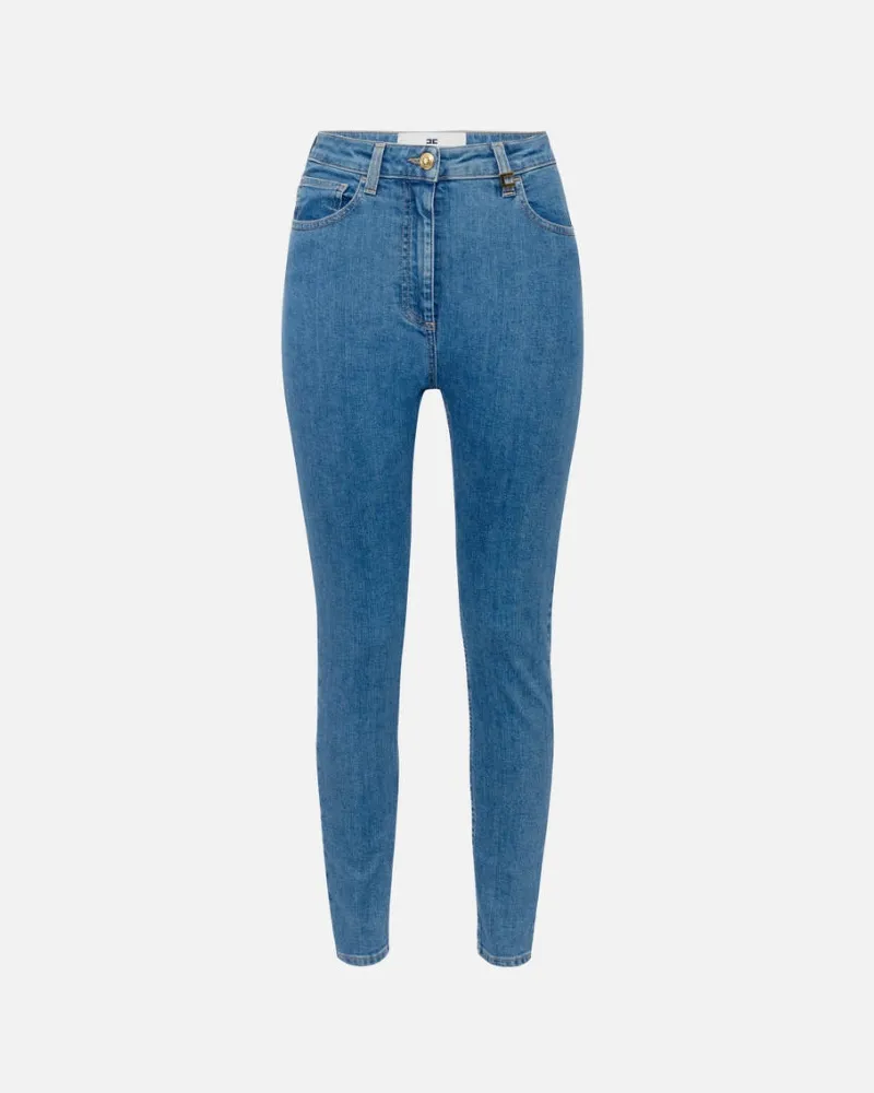 Elisabetta Franchi Jeans dünn Clear