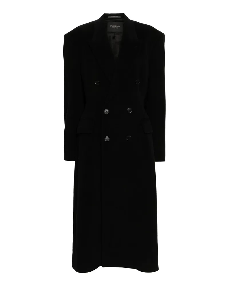 Balenciaga C BRO und WOLENSCHAFTS Mantel Black