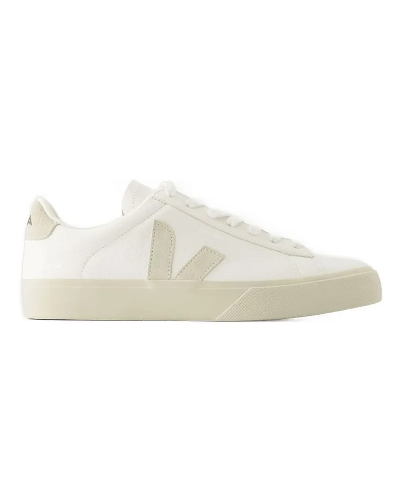 VEJA Campo -Turnschuhe  Leder weißes Wildleder White