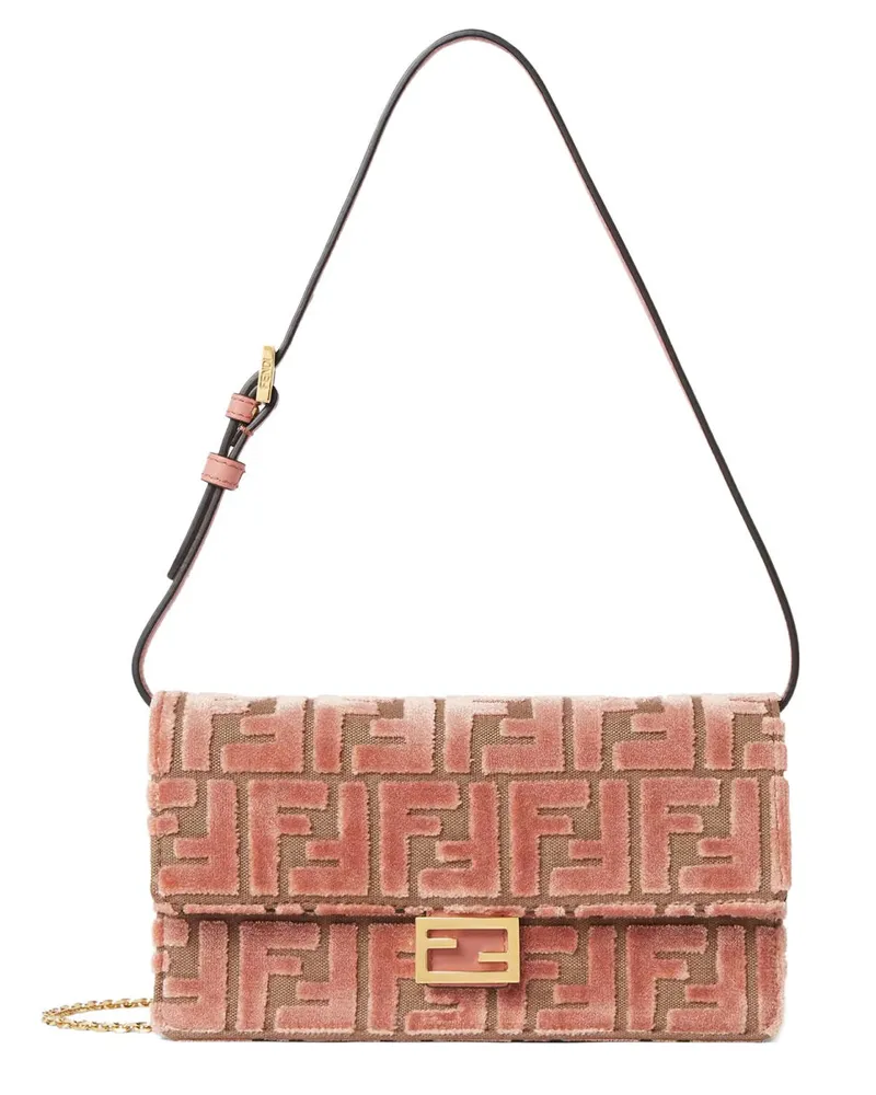 Fendi Baguette" Brieftasche Pink