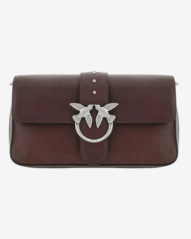 Pinko Classic Love Bag Slouchy Umhängetasche Brown