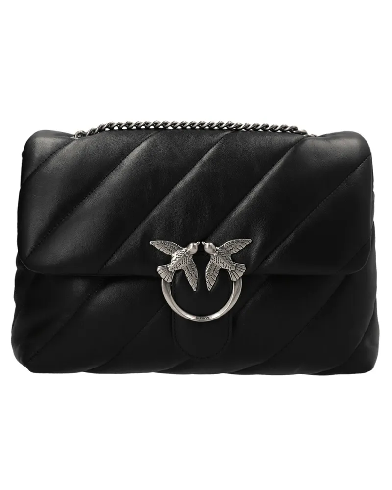 Pinko Love Classic Puff' Crossbody -Tasche Schwarz