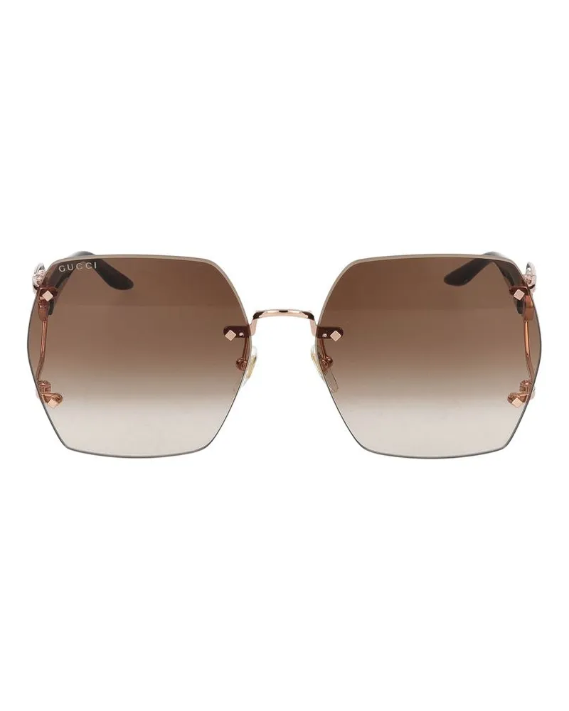 Gucci Sonnenbrille  GG1562 S 002 Gold Havanna Brown /17 /140 002