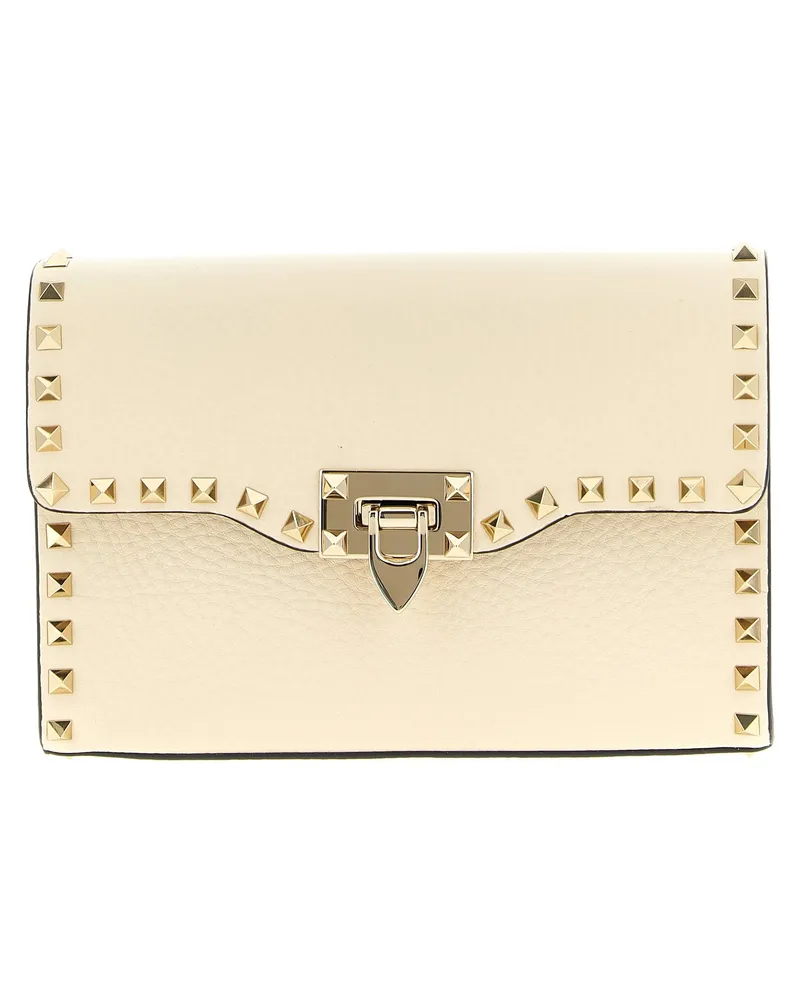 Valentino Garavani Valentino Garavani 'Rockstud' kleiner Umhängetasche White