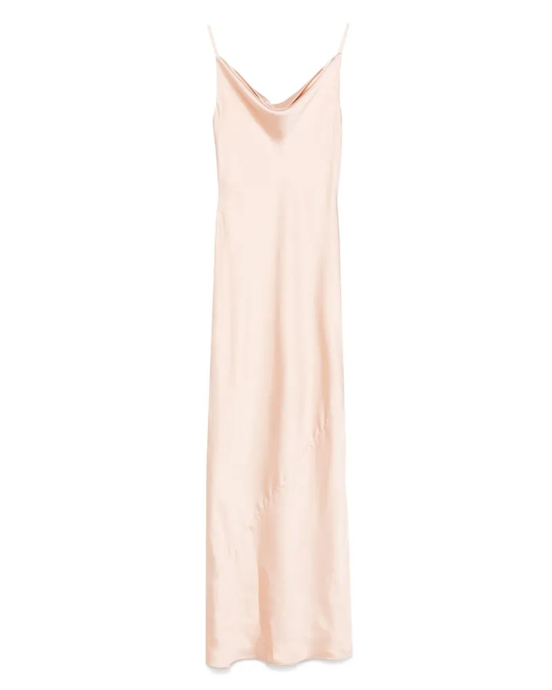Norma Kamali Maria Slip Gown Kleid Powder