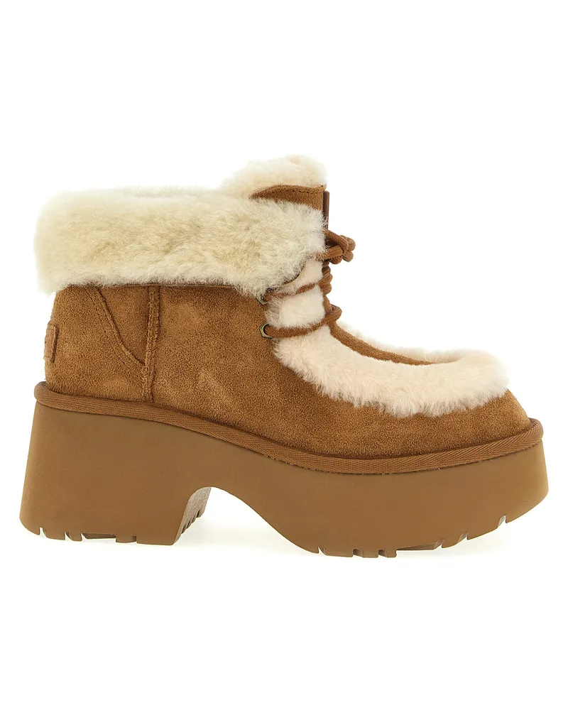 UGG Esmee schnüren' Knöchelstiefel Brown