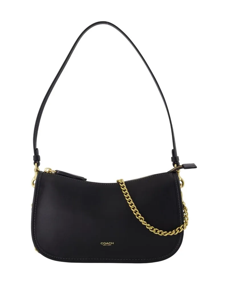 Coach Waverly Crossbody  Leder schwarz Schwarz