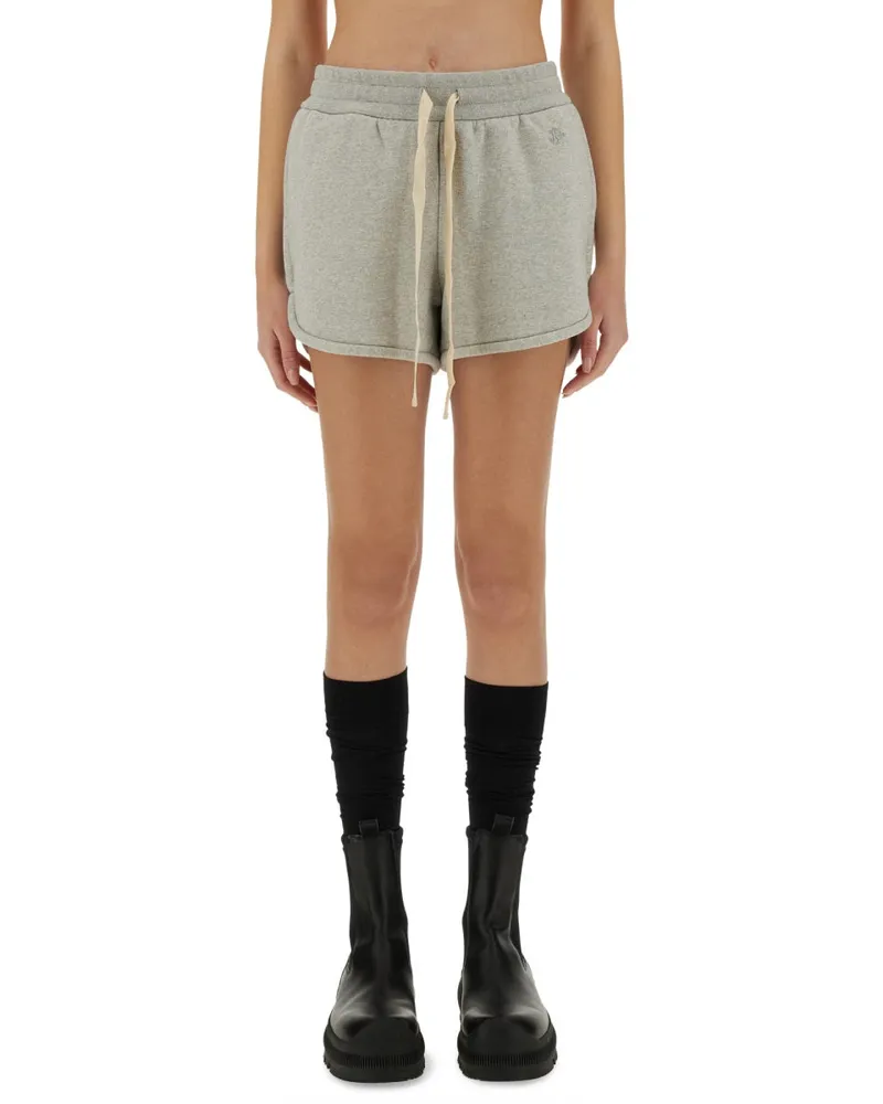 Jil Sander Cotton Terry Shorts Grey