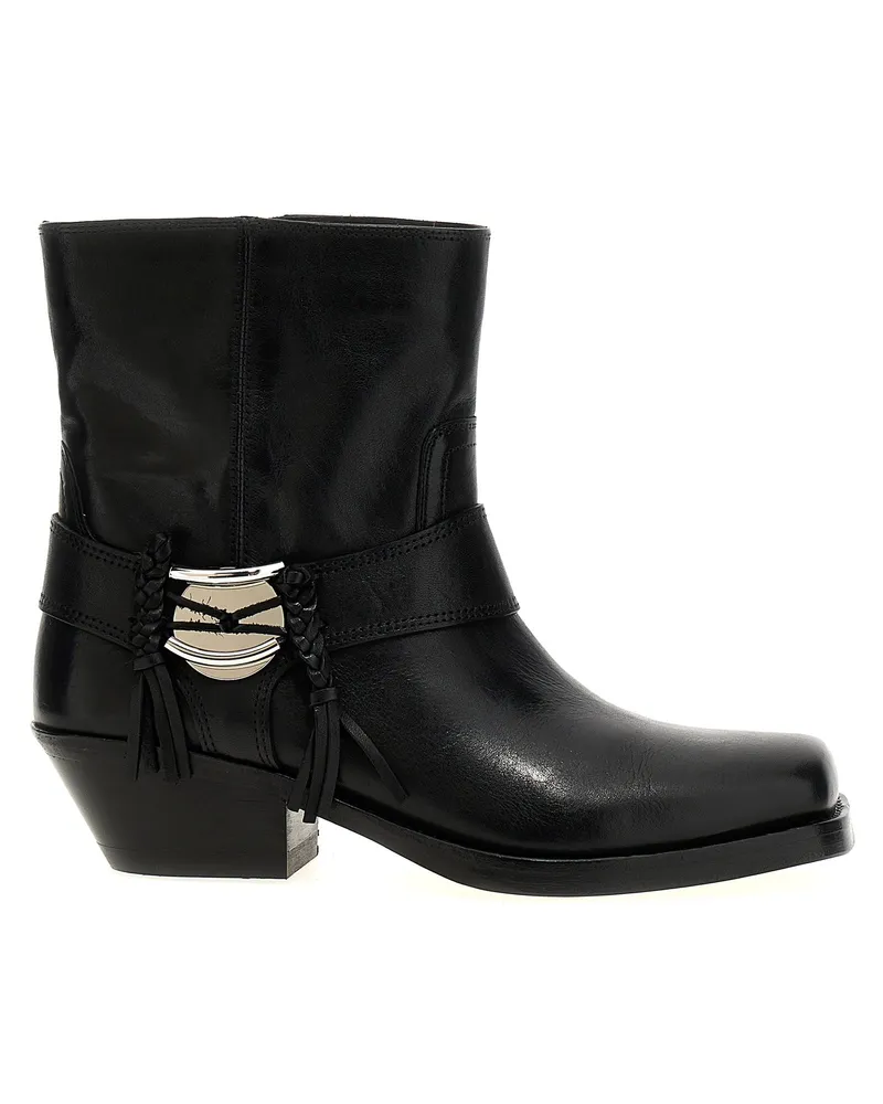 Isabel Marant Akson Gaucho' Knöchelstiefel Black