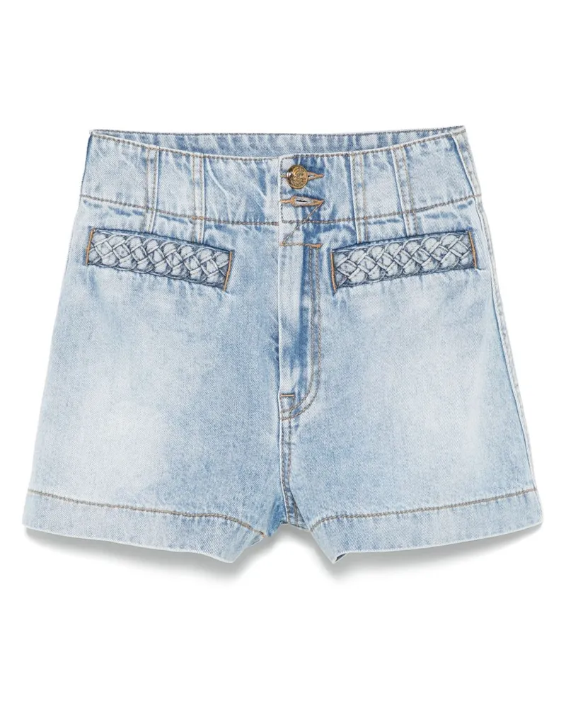 Zimmermann Lucky Denim Shorts Clear