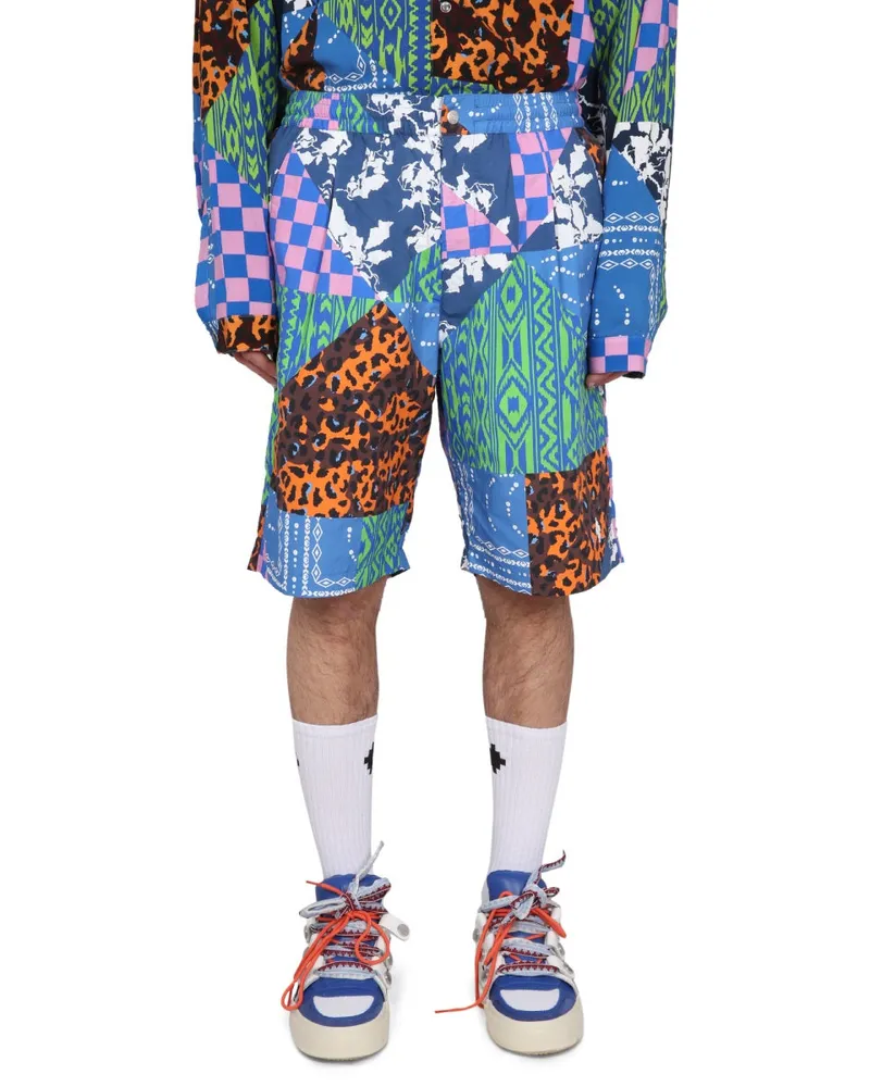 Marcelo Burlon | County of Milan Mix & Match Bermuda Shorts Blue