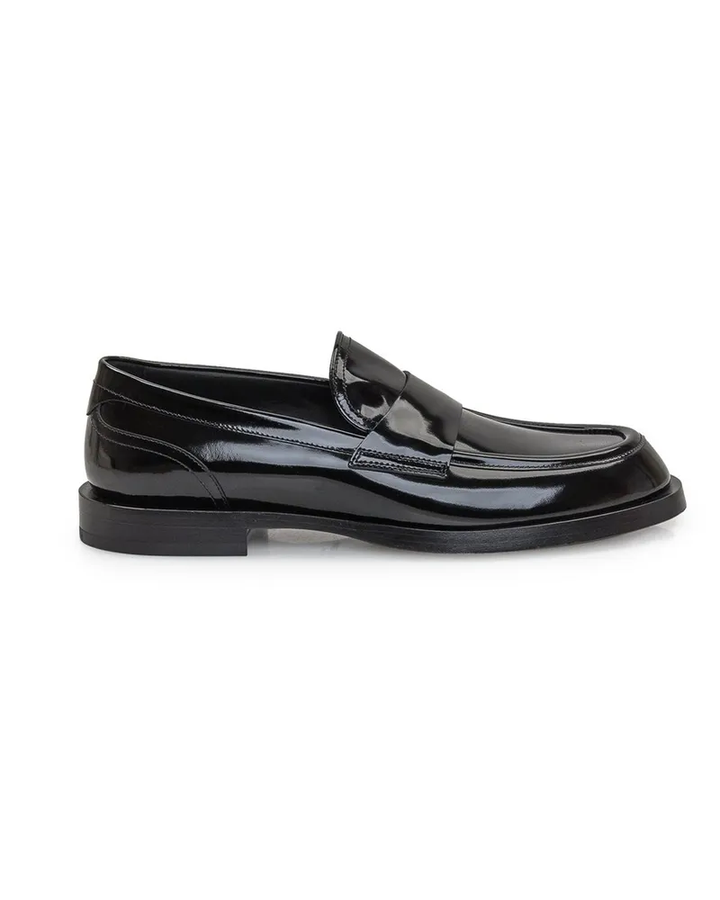 Dolce & Gabbana Leder -Laibers Schwarz