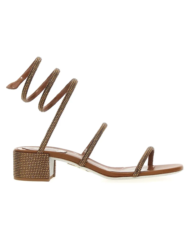 René Caovilla Cleo' Sandalen Brown