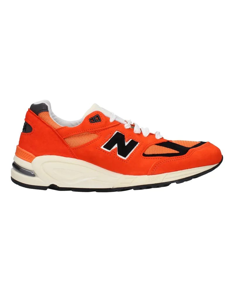 New Balance Neue Balance -Turnschuhe 990 Herren Wildleder Orange -
