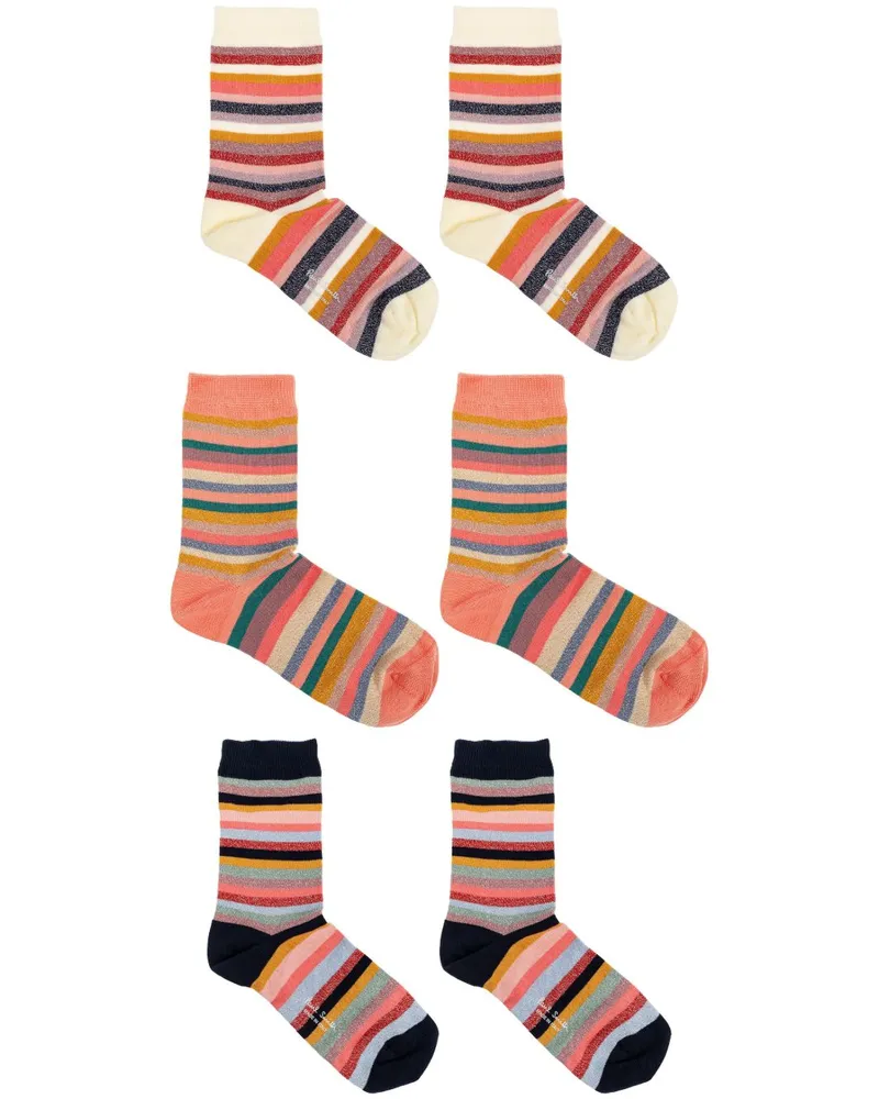 Paul Smith Wirbel Socken 3 Pack Multicolour