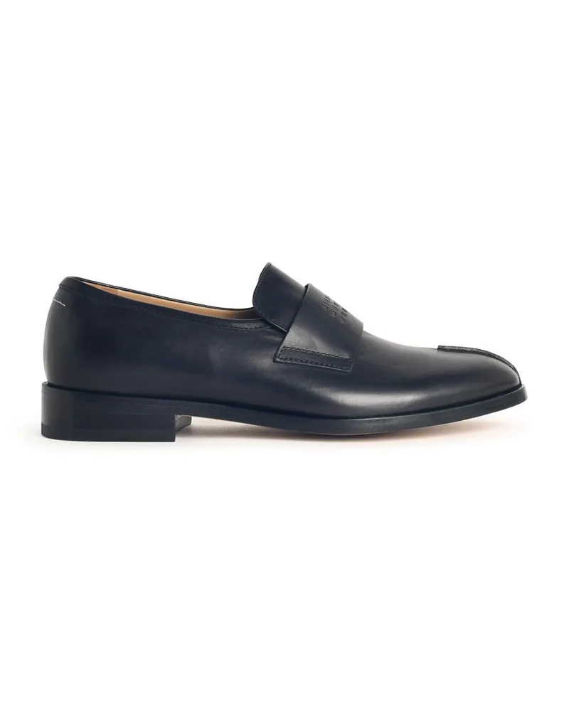 Maison Margiela Black Lear Sladers Black